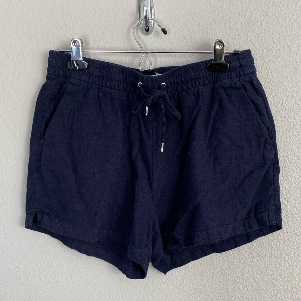 3/$15 H&M Navy Linen Shorts